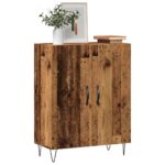 vidaXL Komoda staré drevo 69,5x34x90 cm kompozitné drevo