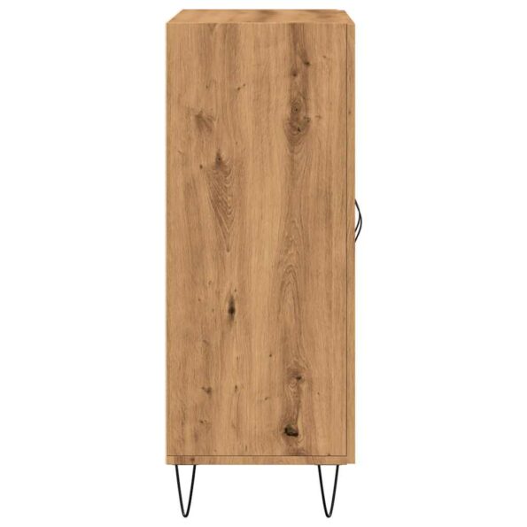 vidaXL Komoda dub artisan 69,5x34x90 cm kompozitné drevo – Obrázok 5