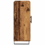 vidaXL Komoda staré drevo 69,5x34x90 cm kompozitné drevo – Obrázok 5