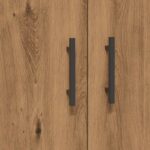 vidaXL Komoda dub artisan 69,5x34x90 cm kompozitné drevo – Obrázok 8