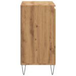 vidaXL Komoda dub artisan 101,5x35x70 cm kompozitné drevo – Obrázok 5