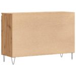 vidaXL Komoda dub artisan 101,5x35x70 cm kompozitné drevo – Obrázok 6