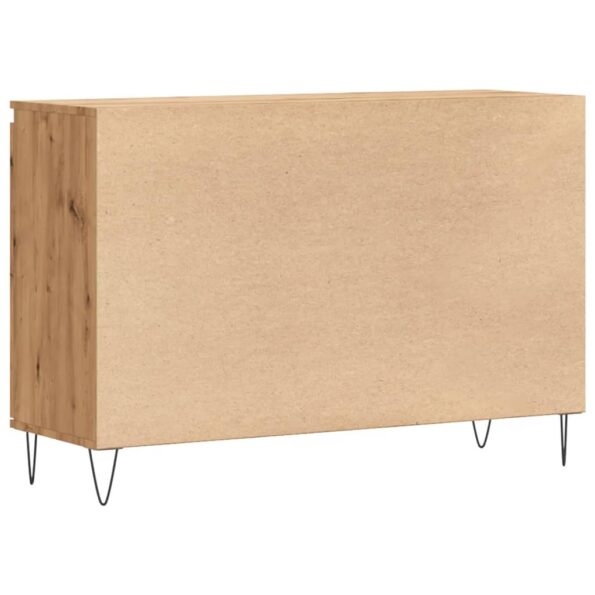 vidaXL Komoda dub artisan 101,5x35x70 cm kompozitné drevo – Obrázok 6