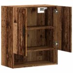 vidaXL Nástenná skrinka Old Wood 60x31x70 cm Engineered Wood – Obrázok 7