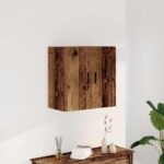 vidaXL Nástenná skrinka staré drevo 60x31x60 cm kompozitné drevo – Obrázok 3