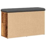 vidaXL Lavička na topánky Old Wood 82x32x50 cm Engineered Wood – Obrázok 6