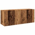 TV Skrinka vidaXL Nástenná Old Wood 100x30x41 cm – Obrázok 2