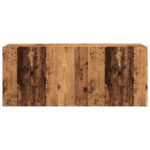 TV Skrinka vidaXL Nástenná Old Wood 100x30x41 cm – Obrázok 5