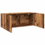 TV Skrinka vidaXL Nástenná Old Wood 100x30x41 cm – Obrázok 6