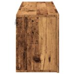 TV Skrinka vidaXL Nástenná Old Wood 100x30x41 cm – Obrázok 7