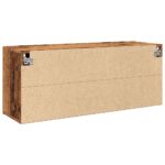 TV Skrinka vidaXL Nástenná Old Wood 100x30x41 cm – Obrázok 8