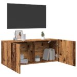 TV Skrinka vidaXL Nástenná Old Wood 100x30x41 cm