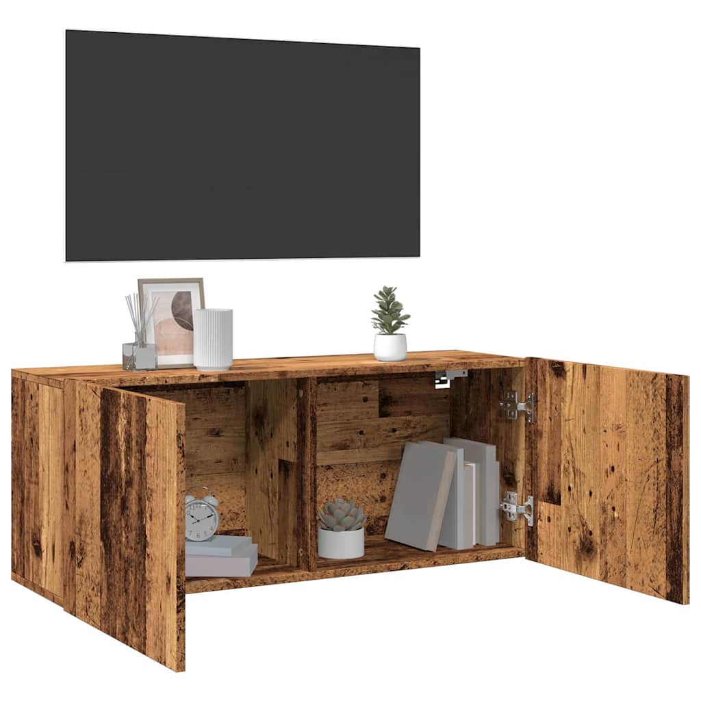 VXL8721158446572_m_en_hd_1.jpg TV Skrinka vidaXL Nástenná Old Wood 100x30x41 cm – Obrázok 1