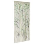 vidaXL záves proti hmyzu bambusová potlač 90x220 cm bambus