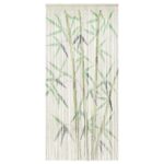 vidaXL záves proti hmyzu bambusová potlač 90x220 cm bambus – Obrázok 3