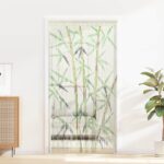 vidaXL záves proti hmyzu bambusová potlač 100x200 cm bambus – Obrázok 2