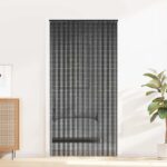 vidaXL záves proti hmyzu tmavošedá 100x220 cm bambus – Obrázok 2