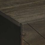 vidaXL Nočné stolíky 2 ks, čierne 40x33x46 cm, mangový masív – Obrázok 8