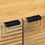 vidaXL Konferenčný stolík Hnedý 80x50x40 cm Masívne drevo Mango – Obrázok 7