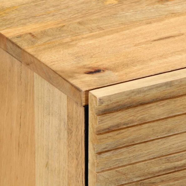 vidaXL Nočná skrinka Hnedá 50x33x60 cm Masívne drevo Mango – Obrázok 6