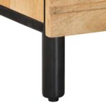 vidaXL Nočná skrinka Hnedá 50x33x60 cm Masívne drevo Mango – Obrázok 8