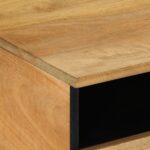 VidaXL Konferenčný stolík Hnedý 80x54x40 cm Masívne drevo Mango – Obrázok 6