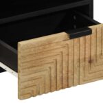 VidaXL Konferenčný stolík Hnedý 80x54x40 cm Masívne drevo Mango – Obrázok 7