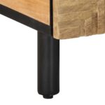 VidaXL Konferenčný stolík Hnedý 80x54x40 cm Masívne drevo Mango – Obrázok 8