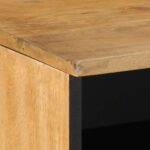 VidaXL TV skrinka Hnedá 80x33x46 cm Masívne drevo Mango – Obrázok 6