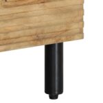 VidaXL TV skrinka Hnedá 80x33x46 cm Masívne drevo Mango – Obrázok 8