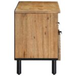 VidaXL TV skrinka Hnedá 100x33x46 cm Masívne drevo Mango – Obrázok 4