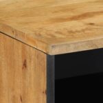 VidaXL TV skrinka Hnedá 100x33x46 cm Masívne drevo Mango – Obrázok 6