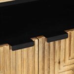 VidaXL Príborník Hnedý 60x33x75 cm Masívne drevo Mango – Obrázok 7