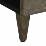 vidaXL Nočné skrinky 2 ks Svetlosivá 40x33x46 cm Masívne drevo Mango – Obrázok 10