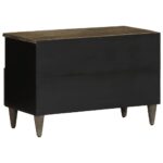 vidaXL TV skrinka Svetlošedá 70x33,5x46 cm Masívne drevo Mango – Obrázok 5