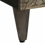 VidaXL Príborník Svetlosivá 60x33,5x75 cm Masívne drevo Mango – Obrázok 8