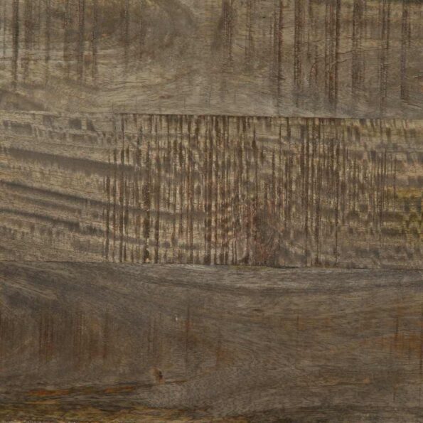 vidaXL Nočná skrinka Svetlosivá 40x33x46 cm Masívne drevo Mango – Obrázok 10