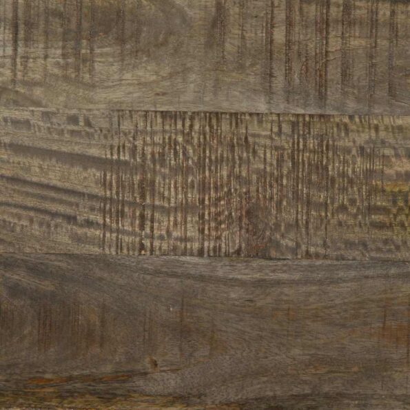 vidaXL Nočná skrinka Svetlosivá 50x33x60 cm Masívne drevo Mango – Obrázok 10