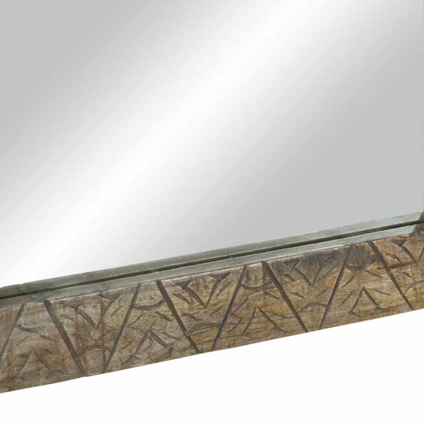 vidaXL Kúpeľňové zrkadlo 50x2,5x70 cm Masívne drevo Mango – Obrázok 5