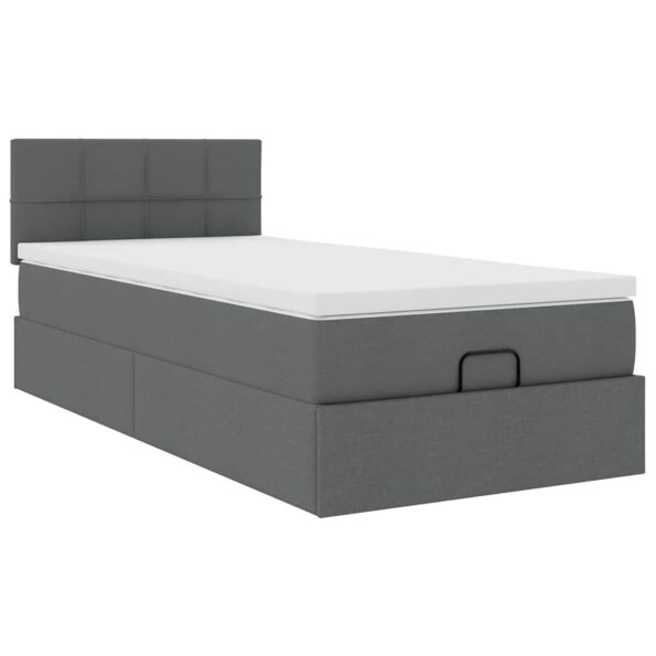 VXL8721158462169_a_en_hd_1.jpg vidaXL Osmanský rám postele s matracom tmavosivá 90x200 cm látka – Obrázok 2