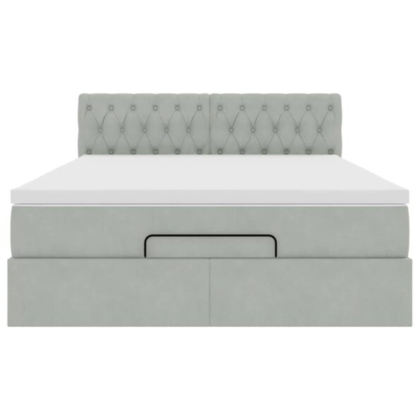 VXL8721158466365_g_en_hd_3.jpg vidaXL Osmanská posteľ s matracom Svetlosivá 140x200cm Zamat – Obrázok 5