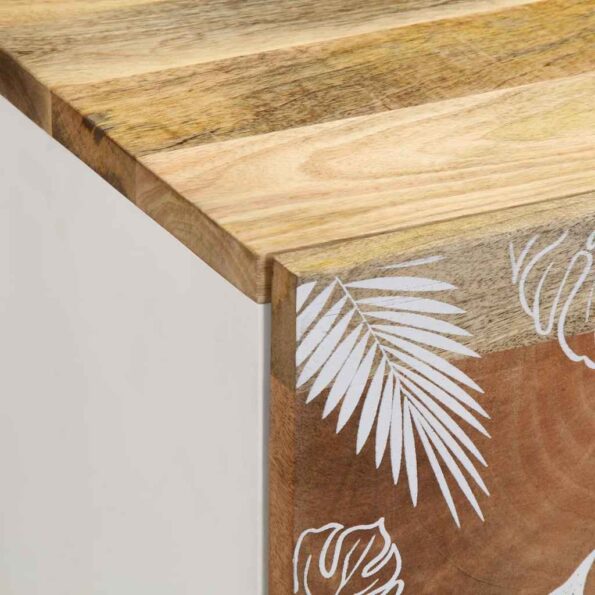 vidaXL Nočné skrinky 2 ks 40x33,5x46 cm Masívne drevo Mango – Obrázok 7