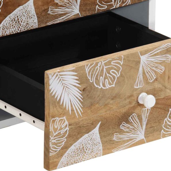 vidaXL Nočné skrinky 2 ks 40x33,5x46 cm Masívne drevo Mango – Obrázok 8