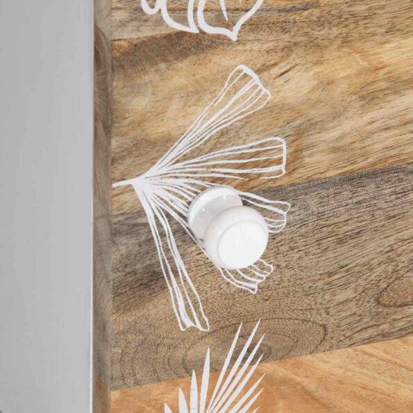 vidaXL Konferenčný stolík 80x50x40 cm, mangový masív – Obrázok 8