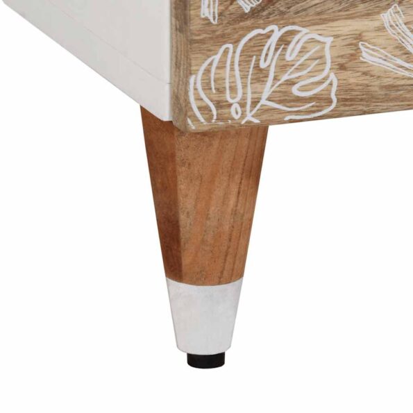 vidaXL Nočný stolík 40x33x46 cm masívne mangovníkové drevo – Obrázok 8