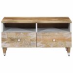 vidaXL Konferenčný stolík 80x54x40 cm, mangový masív – Obrázok 2