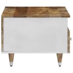 vidaXL Konferenčný stolík 80x54x40 cm, mangový masív – Obrázok 4