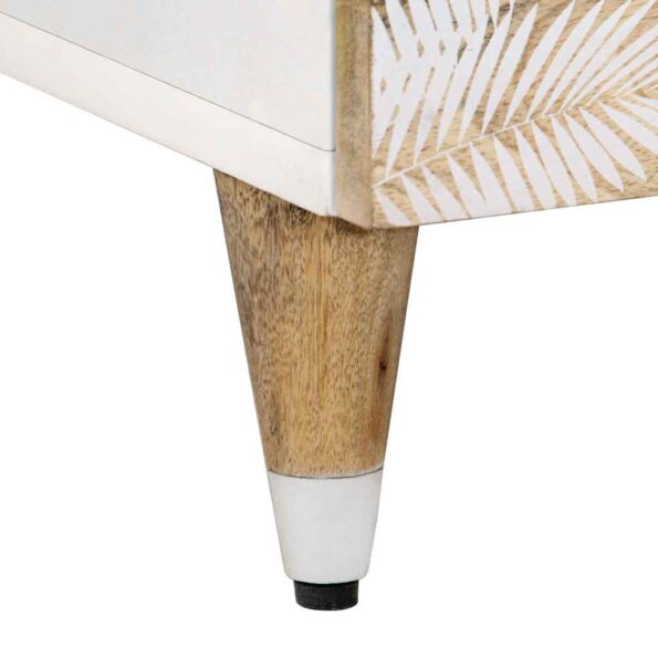 vidaXL Konferenčný stolík 80x54x40 cm, mangový masív – Obrázok 8