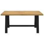 vidaXL Jedálenský stôl NOAIN nohy v tvare A, 160x90x75 cm, borovicový – Obrázok 3