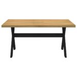 vidaXL Jedálenský stôl NOAIN nohy v tvare X, 160x90x75 cm, borovicový – Obrázok 3